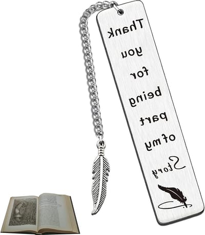 Persoonlijk Metalen Boekenlegger als Afscheidsgeschenk voor Leraren, Perfect voor Kerst en Verjaardag, Uniek Cadeau voor Vrienden en Collega's