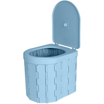 Toilettes portables pour Camping, toilettes pliantes pratiques montées sur voiture pour voyage, enfants adultes et