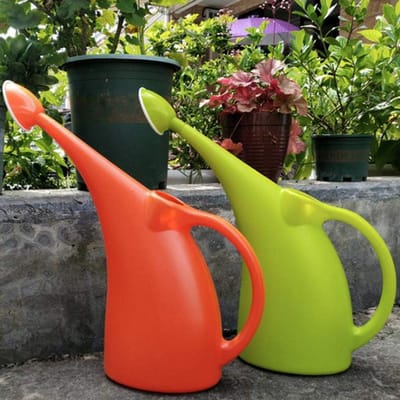 Lichtgewicht Gieter - Waterkruik Planten - Binnen en Buiten - Lange Tuit - 3 Liter - Oranje