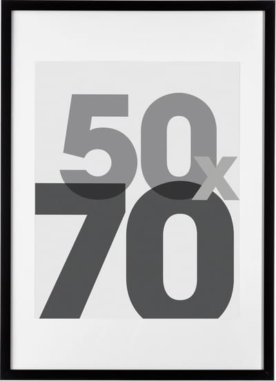 Posterlijst 50x70 - Fotolijst voor 50x70 of 40x50 - Fotokader zwart