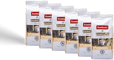 Koffiebonen Aanbieding - Rombouts Goudmerk 6x - Rombouts - 3000gr - Koffiebonen Proefpakket
