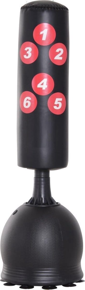 FitGoodz - Staande Bokszak - Bokspaal - Boksdummy - 165 cm