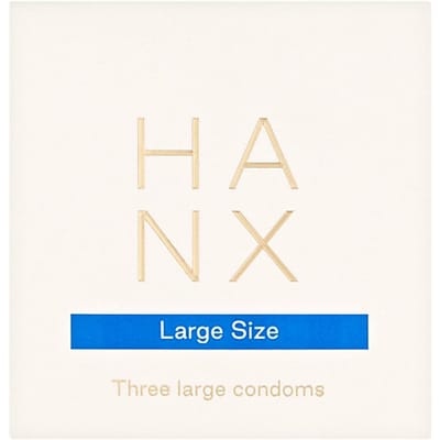 Hanx Large Ultra Dun Vegan Condoom - 3 stuks