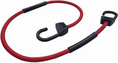 Elastische Spanband - Bagageband Spansysteem - Bagage Vervoeren - Speciale Haken - 60 cm - Rood/Zwart