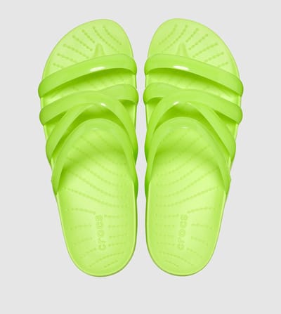 Crocs Splash Glossy - Sandalen - Limeade - W10 EU 41-42
