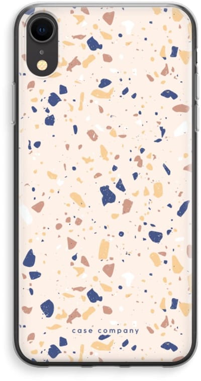 Case Company® - Hoesje geschikt voor iPhone XR hoesje - Terrazzo N°23 - Soft Cover Telefoonhoesje - Bescherming aan alle Kanten en Schermrand