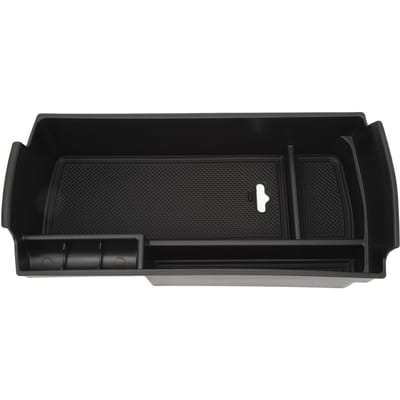 Middenconsole Organizer Bak Ruimtebesparende Armsteun Opbergdoos Vervanging voor Peugeot Peugeot 3008 black