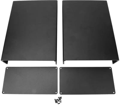 Dailygoody - Aluminium koelbehuizing - Split Type Projectdoos - Snelle warmteafvoer - 3,1 x 6,3 x 8,7 inch - DIY Elektronische Behuizing - Geschi
