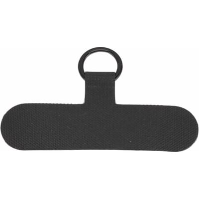 2 STuks Telefoon Tether Tab Nylon Veiligheidskoord Patch Telefoonriem Vervangingsonderdeel voor de Meeste Mobiele Telefoonhoesjes Zwart