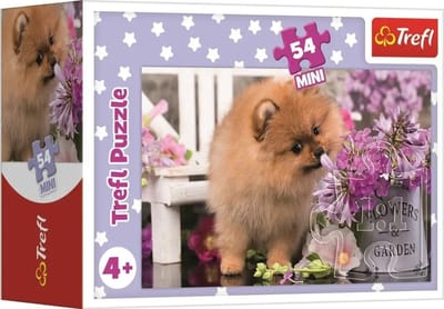 Trefl Minipuzzel 54 stukjes - Schattige huisdierenhond