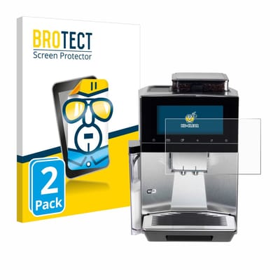 BROTECT - Screenprotector voor Siemens EQ900 TQ903D03 - Folie Beschermfolie transparant 2 Stuks