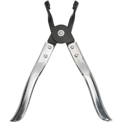 Pince pour joints de queue de soupape Acier inoxydable Universel Ergonomique Pointe dentelée Outil de réparation automobile white