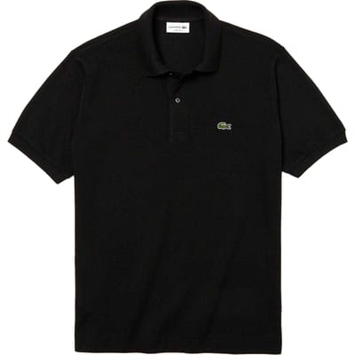 Lacoste Klassiek poloshirt met korte mouwen voor heren (Zwart)