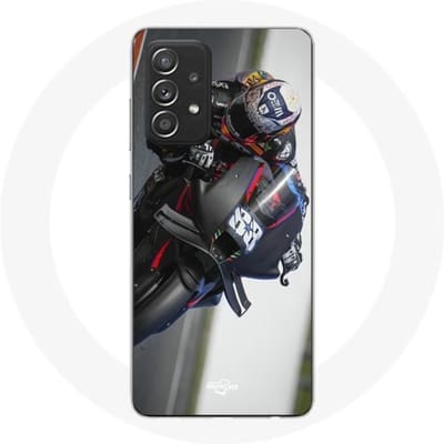 Coque - Maniacase - Samsung Galaxy A52 - Miguel Oliveira - Aprilia Moto GP 88 - Souple noir