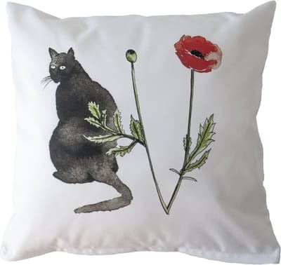 Kussens woonkamer - Kussen 45×45 cm - Communie - Moederdag cadeautje - Kussen met katje - Kussenhoes met verborgen ritssluiting en kussen - cadeau meisjes