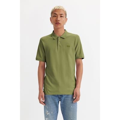 Levi's Slim Housemark Polo Capulet Olive Jersey Größe: S | Poloshirts Outlet | Herren | Grün