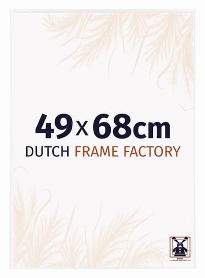 Fotolijst 49x68 cm - Kunststof - Wit Hoogglans - Easy
