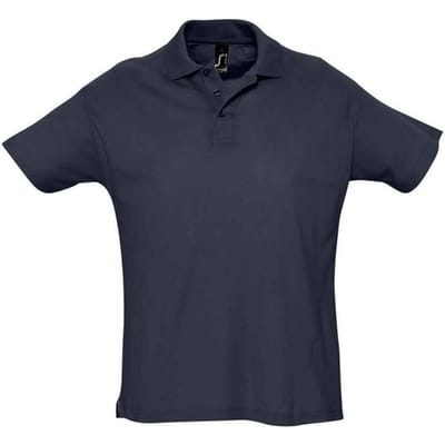 SOLS Heren Zomer II Poloshirt (Marine)