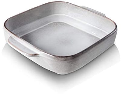Keramische Bakvormen 8x8 | Vierkante Ovenschalen voor Taart en Brownies | Reactief Glazuur