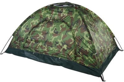 Cosensi- Tent Waterdicht 2 Persoons - UV Bescherming - Polyester - Afmetingen 200 x 150 x 110 cm - Gewicht 1.040 gr - Inclusief Tentharingen en Tentstokken - Kampeertent