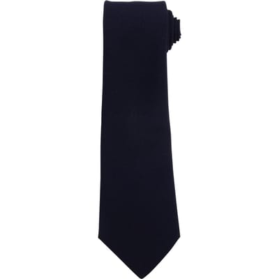 Premier Effen polyester stropdas (Marine)