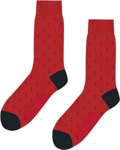 SQOTTON® - Naadloze sokken - Driehoek - Maat 41-46