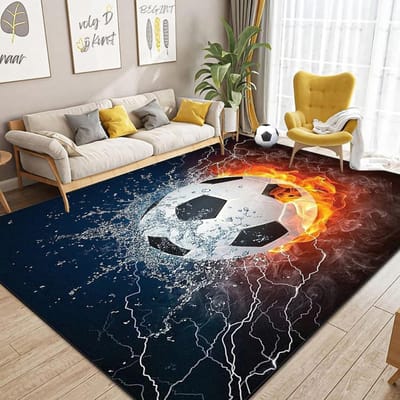 SVN® Voetbalmat - Dribbelmat - Voetbal Tapijt - Veelkleurig - 120cm x 100cm x 3cm