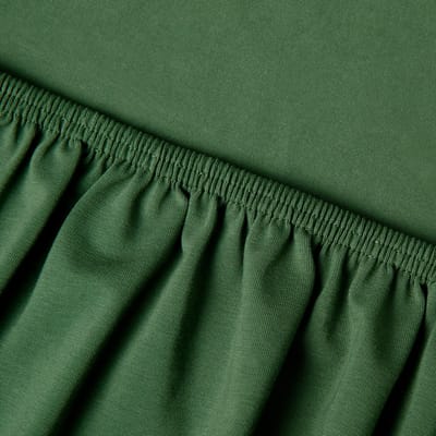 Kayori Saiko Hoeslaken Premium Jersey - 80-100x200-220cm - Matrasdikte 35 cm - Biologisch Katoen - Donkergroen