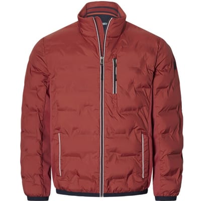 Babista herren Donsjack - 48 - rood - Plus Size