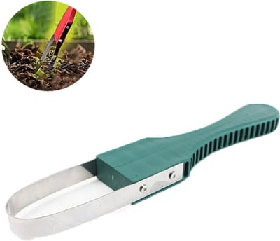 Onkruidstekers - Onkruid - Onkruidverwijderaar - Onkruidtrekker - Tuingereedschap - Cadeau Voor De Tuinier - Roestvrij Staal - Onkruidsnijder - Geschikt Voor Tuin- En Erfwerkzaamheden - Donkergroen - 30.5 X 5.5 X 2cm