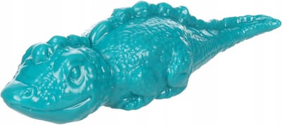 Flamingo Hondenspeeltje Iguana met Snoepjes - Turquoise