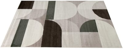 Dutch Lifestyle - Vloerkleed - Brooklyn A - PP/Jute/PES/Latex - Bruin/groen