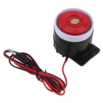 Dailygoody - Dc 12V Mini Horn Sirene 110dB - Draadloos Alarm voor