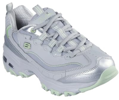 Skechers D'Lites Chromatic sportschoenen platform voor dames 150246 GYLM