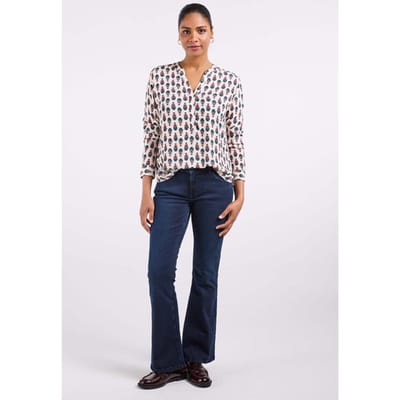 DIDI Dames Blouse Lola Offwhite Flint print maat 34