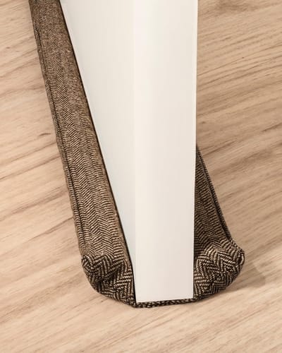Famanu – Tochtstrip voor onderdeur tegen wind en insecten, geluidsdempend schuim met ballast, 94 cm