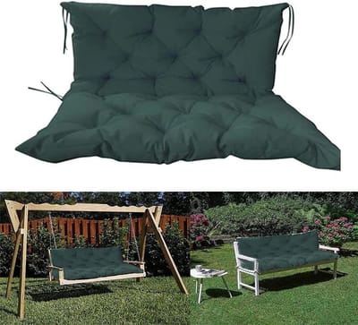Dikke Tuinbankkussen met Rugleuning voor 2 en 3-zits Stoelen - Waterdicht en Geschikt voor Binnen en Buiten