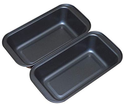 Broodvorm Set - Bakvormen - Brood Bakken - Antiaanbaklaag - 2 stuks - Grijs
