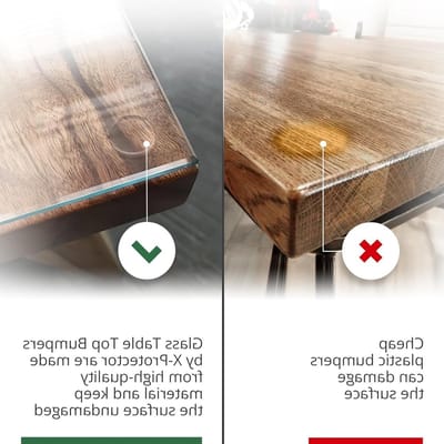 Allecto Plus - Transparante antislip glasplaatjes voor eettafels - Set van 50 stuks - 27 mm - Anti-slip pads - Schokbestendig - Geen lijm - Tafelbescherming