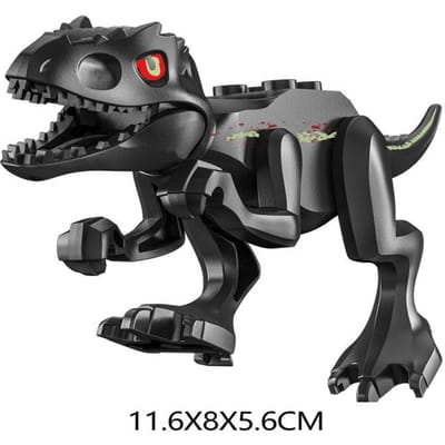 Grote Uitverkoop!!! Jurassic Park World Dinosaurussen Indoraptor Triceratops Indominus Rex T-Rex Model Bouwstenen Speelgoed Voor Kinderen olijfgroene kleur