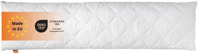 sleepling Komfort 100 - zijslaapkussen 40x145 cm - kussen van polyester - geschikt voor mensen met allergieën - als body pillow, lichaamskussen of voedingskussen - Made in EU - 40 x 145 cm - wit
