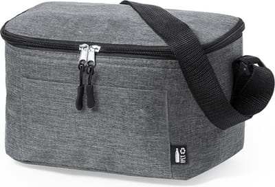 Koeltas - Lunchtas - Koeltasje lunch - Koelelementen - Isolatie - Volwassenen - Dames - Heren - RPET - Polyester - Aluminium - grijs