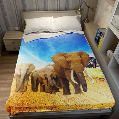 Extra Dikke, Zachte Flanellen Fleece Deken - Warm en Comfortabel voor Sofa, Baby en Buiten