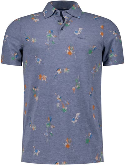 New Zealand Auckland Poloshirt Russell 25bn115 1653 Dusk Navy Mannen Maat - M