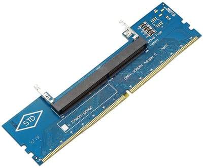 Dailygoods- Adapterkaart SO-DIMM naar Desktop - DDR4 RAM Connector - 4 Lagen PCB - 2133Mhz Frequentie - Lichtgewicht en Draagbaar - Duurzaam Ontwerp - Geheugenmodule