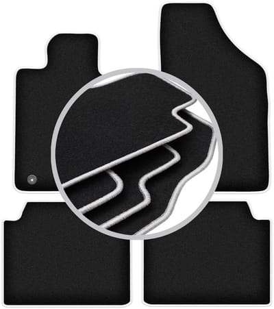 CARLUX-SILVER automatten voor: Renault Safrane liftback (1992-2000)