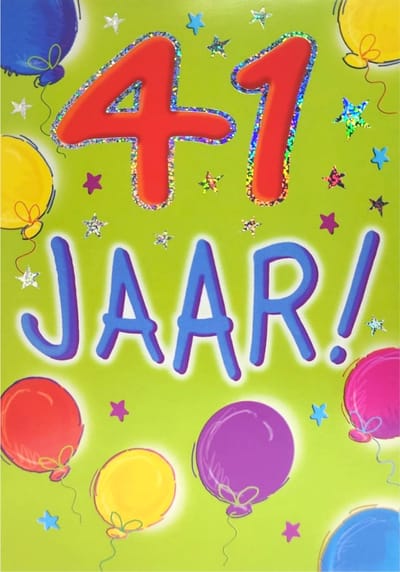 Kaart - That funny age - 41 jaar - AT1035-C2