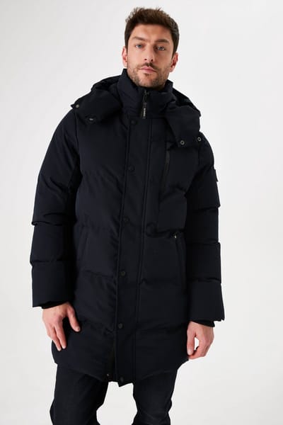 GARCIA Heren Jas Zwart Long mouw