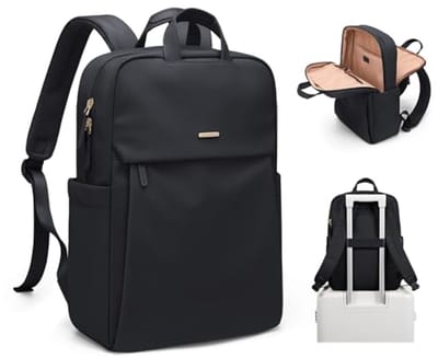 Dames Laptoprugzak tot 15,6 inch - Casual Dagelijkse Rugtas voor Werk en Reizen