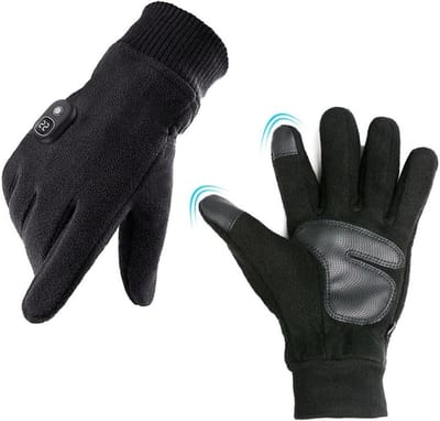 Verwarmde winterhandschoenen voor mannen en vrouwen - oplaadbaar en waterdicht met touchscreen - thermische handwarmer.